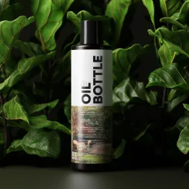Bottle Black Glass Hair Oil 03